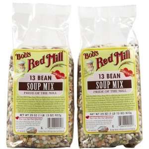  Bobs Red Mill 13 Bean Soup Mix, 29 oz, 2 ct (Quantity of 