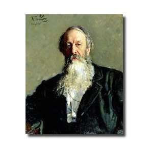  Portrait Of Vladimir Stasov 18241906 1883 Giclee Print 