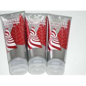   Holiday Traditions Twisted Peppermint Body Cream 8 Oz.   Lot of 3