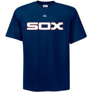  Majestic Chicago White Sox Navy Blue Cooperstown Official 