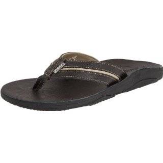 Reef Mens Leather J Bay Thong Sandal Shoes