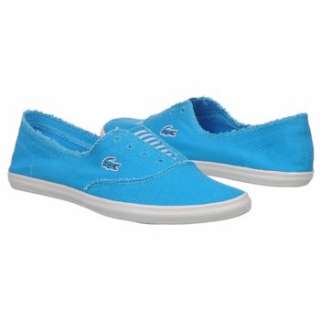 Womens Lacoste Solano Slip TR Blue/White Canvas Shoes 