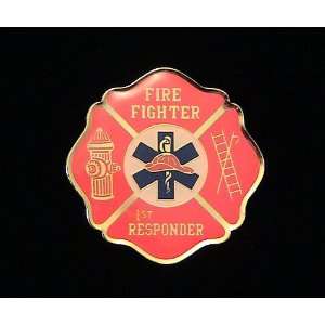  1st First Responder Fire Department Lapel Pin Everything 