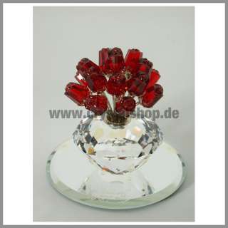 Swarovski Vase mit Rosen SCS vase roses 283394 AP 2002  