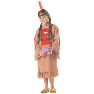  Childs Running Brook Indian Girl Costume (Medium): Toys 