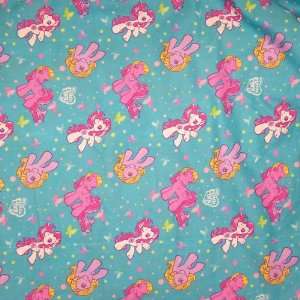  44 Wide Fabric My Little Pony (Blue Background) Fabric 