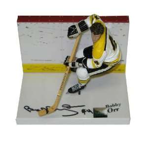   Orr Boston Bruins Autographed McFarlane Action Figure: Toys & Games