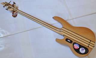 ESP LTD B 4B Bass with Bubinga top in Natural Stain. B 4B NS, B4BNS 