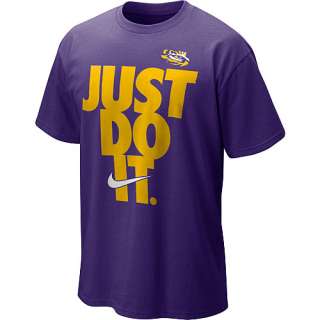 Nike LSU Tigers Mens JUST DO IT T Shirt   