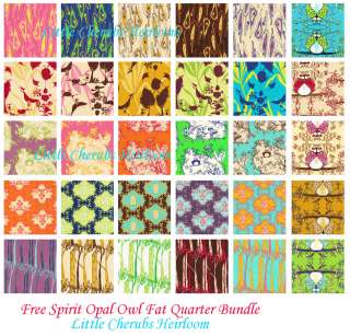 Free Spirit Opal Owl Fat Quarter Bundle  