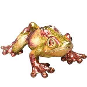  Jay Strongwater Mini Frog Figurine: Home & Kitchen
