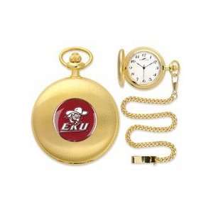    Eastern Kentucky Colonels Gold Pocket Watch: Sports & Outdoors