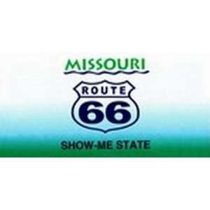  Missouri State Background License Plates   Route 66 Plate 