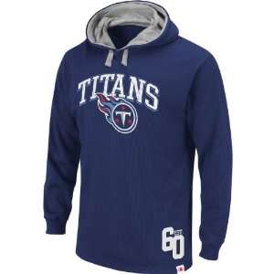   Titans Mens Go Long Thermal Hooded Sweatshirt: Sports & Outdoors