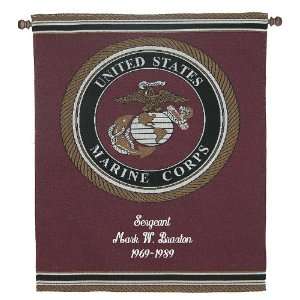  Personalized Marine Tapestry Wall Hanging