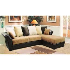  All new item 2 pc sectional sofa with simulated leather 