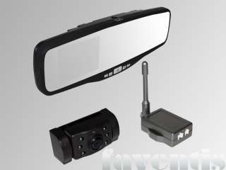 kabellose Rückfahrkamera mit Rückspiegel LCD Monitor  