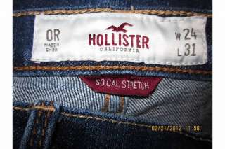 Hollister Oceanside Super Skinny Jeans sz. 0R Great Condition  