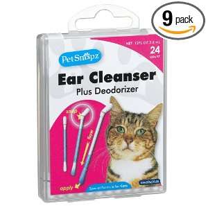  Swabplus Ear Cleanser For Cats 24 Count Packagess (Pack of 