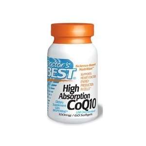  Drs Best High Absorption CoQ10 (100 mg), 60 sgels (Multi 