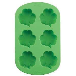  Lets Party By Wilton Mini Shamrock Shaped Silicone Cake 