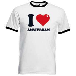 Love Amsterdam   T Shirt Neu  
