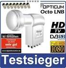 Opticum Octo LNB Premium 8 fach Switch Full HD Digital
