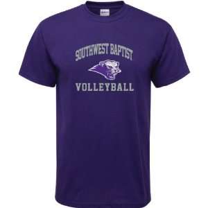   Baptist Bearcats Purple Volleyball Arch T Shirt