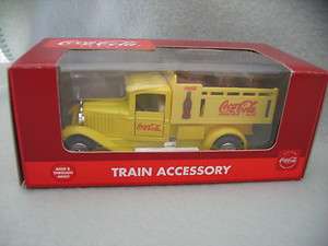 COCA COLA DELIVERY TRUCK TRAIN ACCESSORY YELLOW # K 94525  