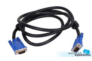 VGA VGA Monitorkabel D SUB 15 Polig 1,8m Top Qualitäts RGB Kabel 