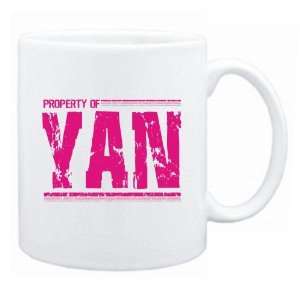  New  Property Of Yan Retro  Mug Name