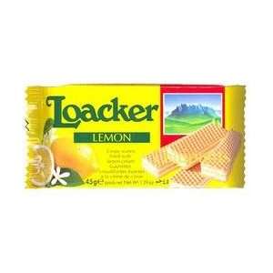 Loacker Lemon Wafers (25/1.58oz)  Grocery & Gourmet Food