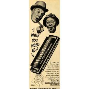  1947 Ad International Plastic Harmonica Corp. Magnus 