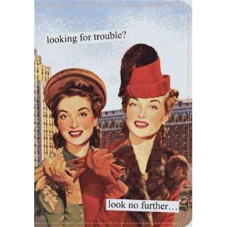  Anne Taintor Looking For Trouble Passport Holder