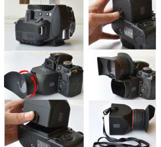 GGS 3 3X LCD Viewfinder Loupe For DSLR Canon 5D Mark II,60D,7D Nikon 