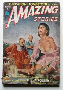 AMAZING STORIES Pulp Magazine Mar. 1953  