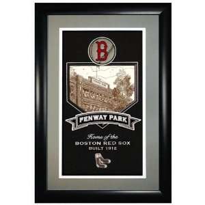 Boston Red Sox Fenway Park  Stadium Collection  Framed Double Matted 