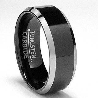 8MM Dome Mens Tungsten Carbide Ring Wedding Band size 7 Jewelry 