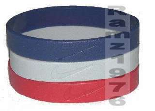 Nike Baller ID wrist bands Grey Red Navy Blue bracelet  
