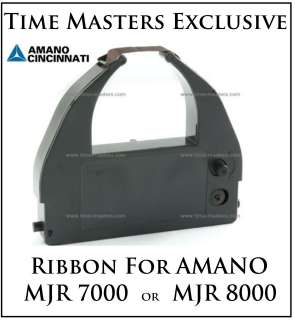 Time Clock Ribbon For Amano MJR 7000 and MJR 8000  