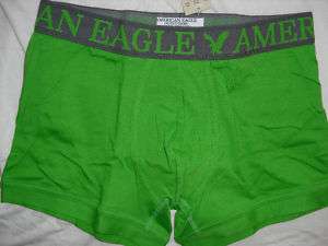 New American Eagle Low Rise Boxer Brief Trunks Blue GRN  