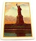 ANTIQUE PLAYING CARDS SINGLE SWAP USPCC WIDE STATUE OF LIBERTY 1900