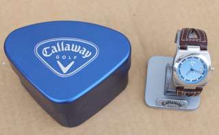 Callaway Fossil Mens Brown and Blue Wrist Watch Brand New  