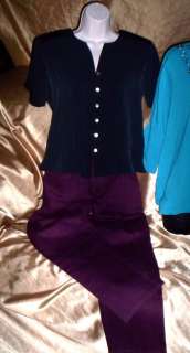   of womens size Medium 8 Petite pants & tops Winter Casual NWT and EUC