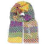 JUICY COUTURE Linen printed scarf