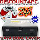  ON INTERNAL SATA CD/DVD±R±RW BURNER DRIVE with NERO SOFTWARE+CABLES