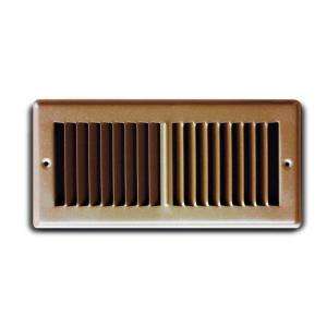 TruAire 2 in. x 12 in. Brown Toekik Floor Grille H150TSB 02X12 at The 