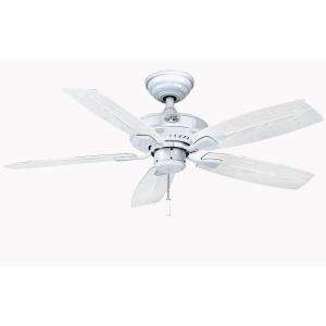 Hampton Bay Gazebo II 42 in. Indoor/Outdoor White Ceiling Fan YG187 WH 