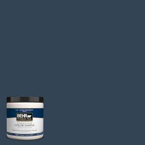 BEHR Premium Plus 8 oz. Midnight Dream Interior/Exterior Paint Tester 