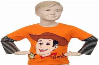 Toy Story Sheriff Woody Boys Orange Toddler T Shirt  